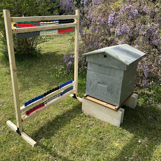 vue harpe anti frelon mlticolore